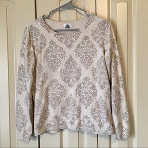 Old Navy cream sweater size large